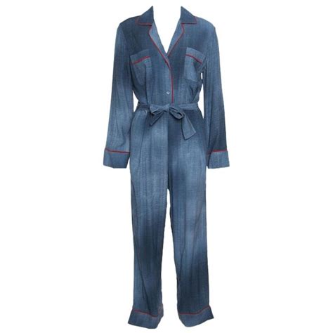 black and white fendi jumpsuit|fendi blue denim dress.